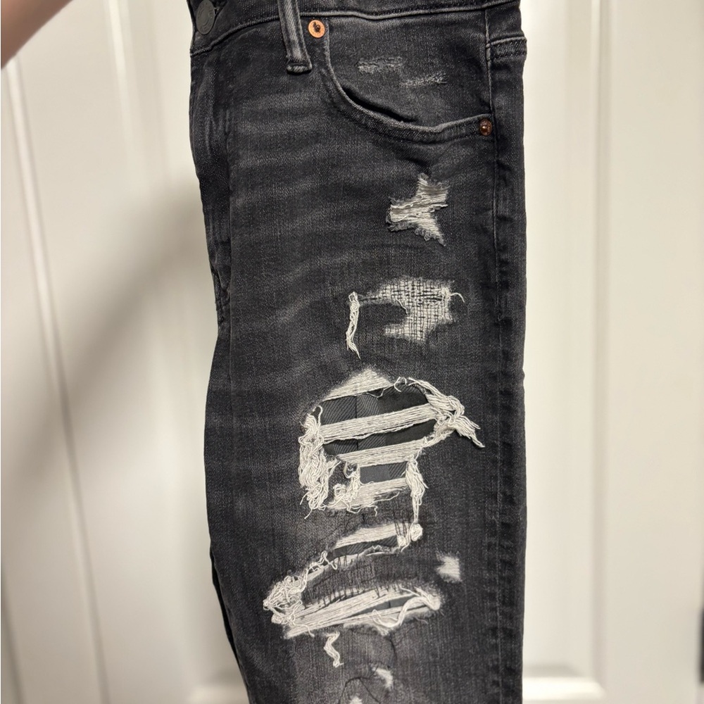 American Eagle Outfitters Black Slim Jeans 32 x 34